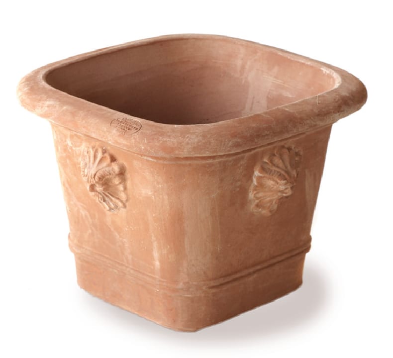 Macetero de 20x20 cm en terracota